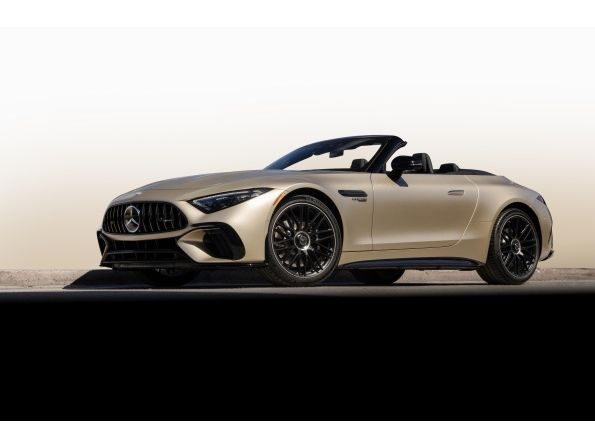 Exclusive Mercedes-AMG SL 63 MANUFAKTUR Golden Coast celebrates U.S. debut