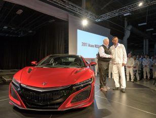 First Serial Production 2017 Acura NSX Rolls off the Line at Performance Manufacturing Center