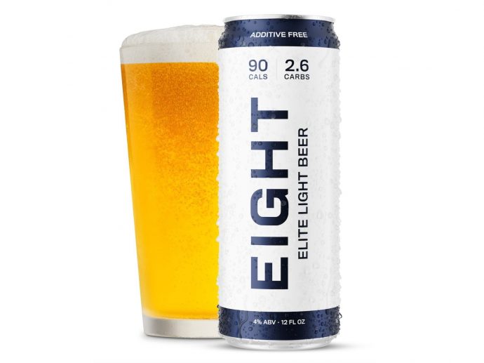 Troy Aikman's EIGHT Elite Light Beer Launches New Slim Can, Clean ingredients and Thoughtful Design