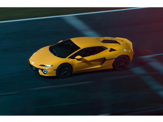 Andrea Caldarelli pushes the new Lamborghini Temerario to the limit