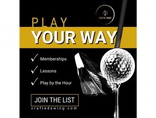 Crafted Swing: Vacaville's Premier Indoor Golf Practice Facility Set to Open Summer 2025