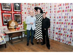 Cunard's Transatlantic Fashion Week With Fashion Icons Christian Siriano, Bob Mackie and Coco Rocha