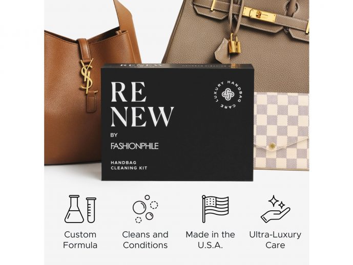 After Restoring Over 2 Million Handbags, FASHONPHILE Launches First ReNew Handbag Cleaning Kit