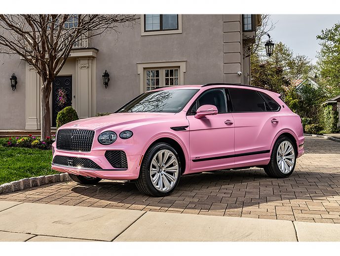 Pretty in pink: Bentayga now available in 111+ exterior colours