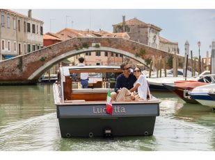 Repower has unveiled Lucietta, the First "Native Electric" Venetian Water Taxi designed by Nauta