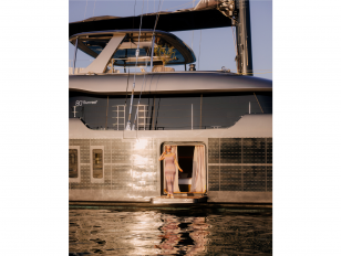 Paris Hilton's Eco-Luxury Getaway Aboard The Sunreef 80 Nalani