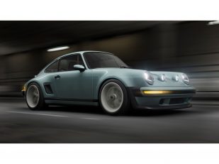 North American debut of the Porsche 911 Carrera Coupe Reimagined by Singer at The Quail