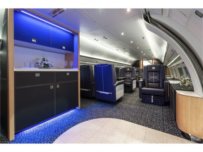 Citadel Completions Redelivers VIP Boeing 757 for an NBA Team: A Slam Dunk in Luxury and Performance