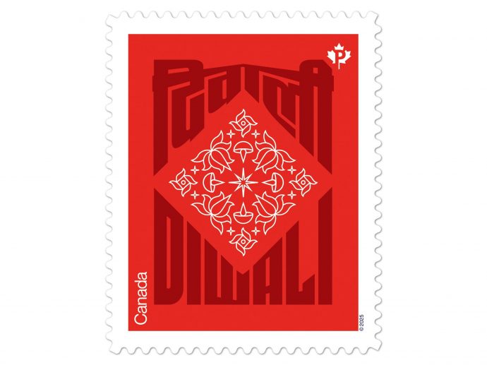 Canada Post unveils stamp featuring traditional Rangoli pattern to celebrate Diwali