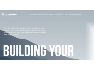 LuxenRise.com reviews - Registration Process